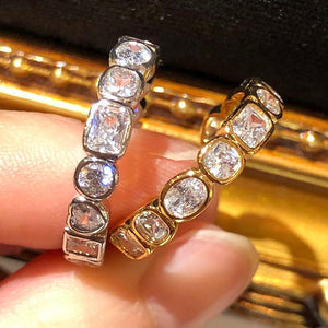 Tiviss Rock Full Eternity Adjustable Ring