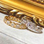 Tiviss Rock Full Eternity Adjustable Ring