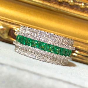The Emerald Globe Full Eternity Ring
