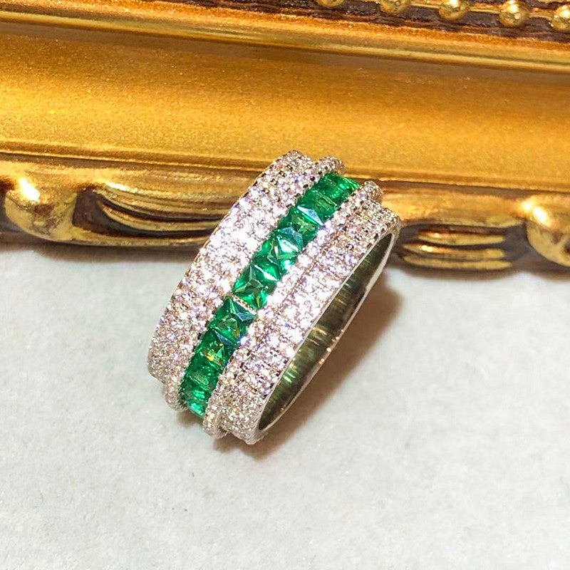 The Emerald Globe Full Eternity Ring