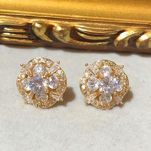 Sakura 3D Blossom Stud Earrings
