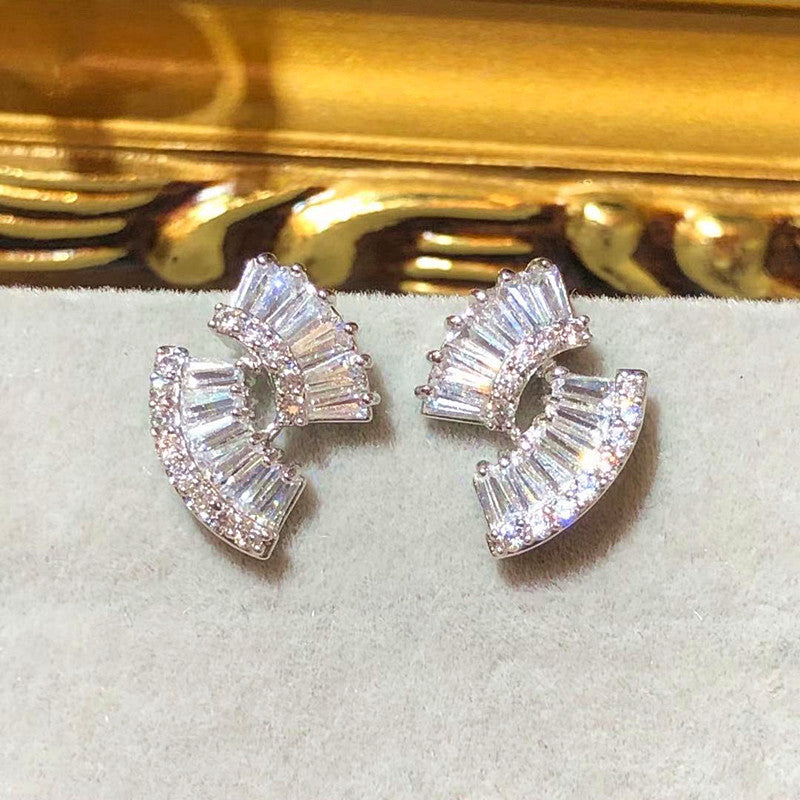 Dancing Drop Pierced Stud Earrings