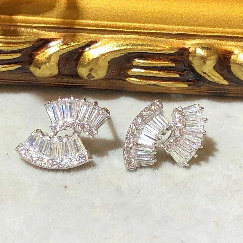 Dancing Drop Pierced Stud Earrings