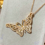 The Butterfly Drop Necklace - 2 colours