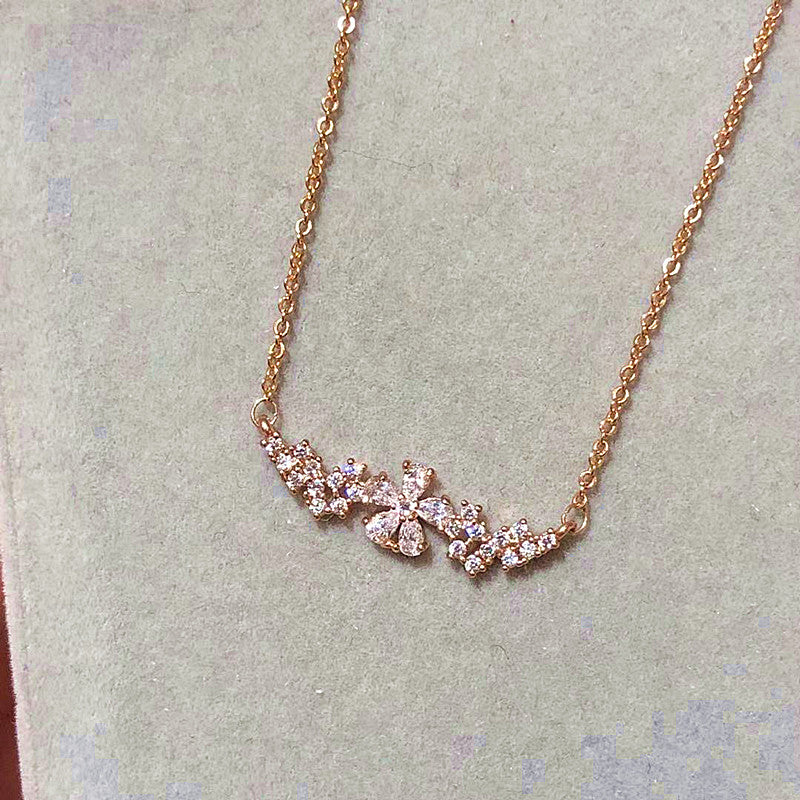 The Cherry Blossom Rose Gold Necklace