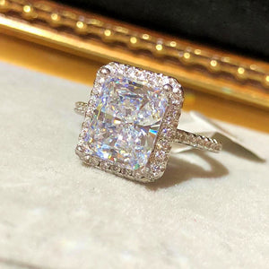 Square Radiant Cut 2ct Ring