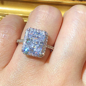Square Radiant Cut 2ct Ring