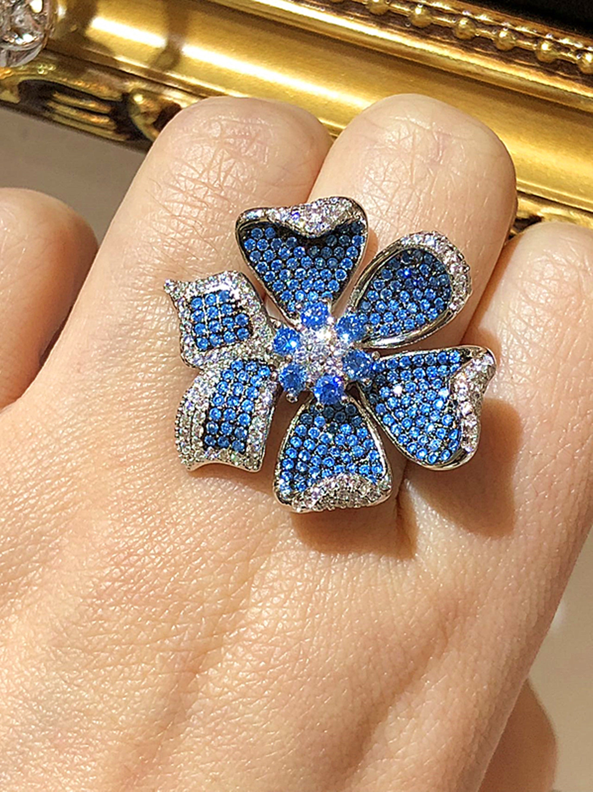 The 3D Orchid Heart Ring