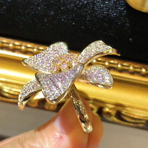 Tiviss Pink Orchid Ring