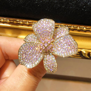 Tiviss Pink Orchid Ring