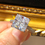 Tiviss Iceland Pricess Cut Ring