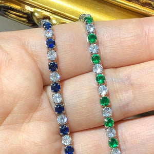 Tiviss The Eternity Tennis Bracelet - Colour Stone