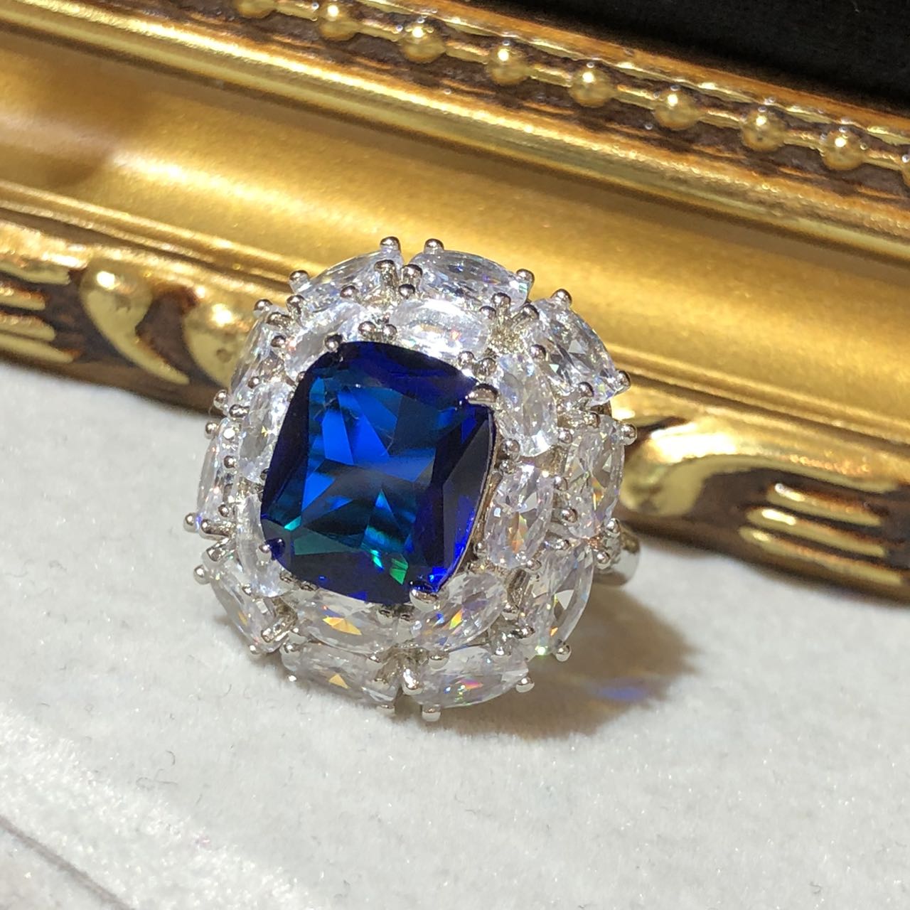 Tiviss The Lavatera Blue Ring